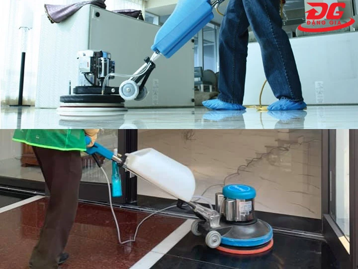 Ứng dụng Pad chà sàn 17 inch