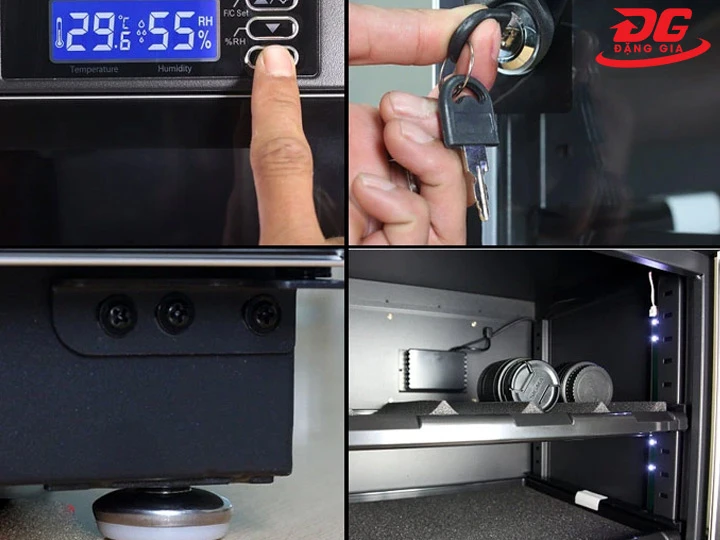 Tủ chống ẩm Nikatei NC-100S (100 lít) dung tích lớn