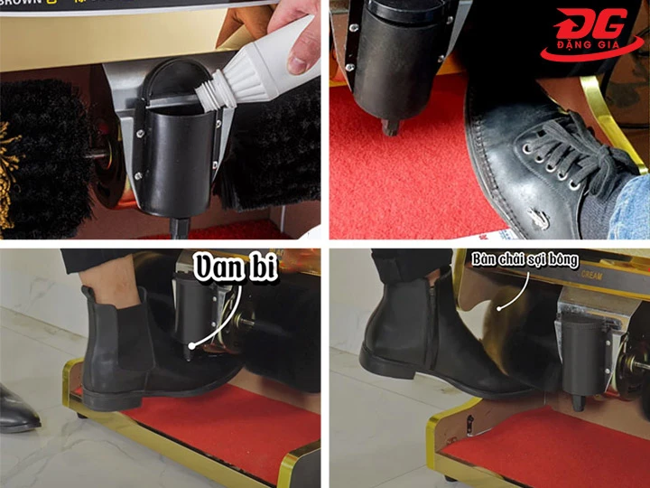 Cách dùng máy đánh giày Shiny SHN - G1