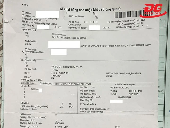 hồ sơ nhập khẩu máy chà sàn