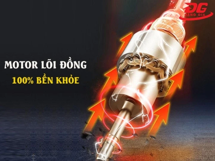 motor máy hút bụi Clean Tech CT 270Y khỏe