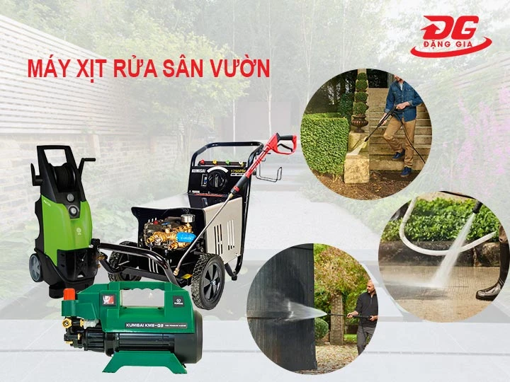 Máy xịt rửa sân vườn