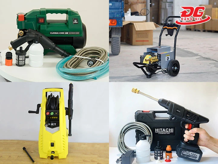 thiết kế của máy xịt rửa sân vườn