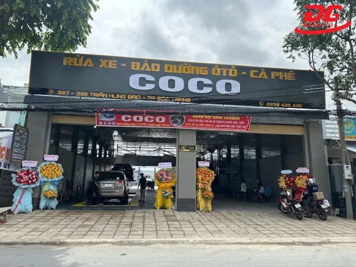 Tiệm rửa xe Sóc Trăng Coco