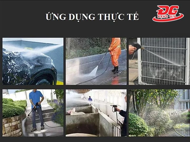 ứng dụng khác của máy xịt rửa sân vườn