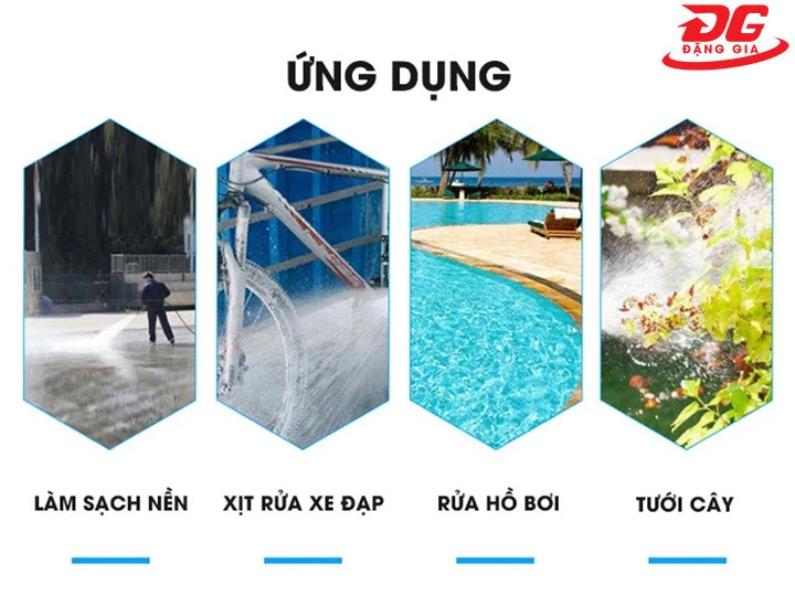 ứng dụng của máy phun rửa xe cao áp V-Jet VJ 150/3.0