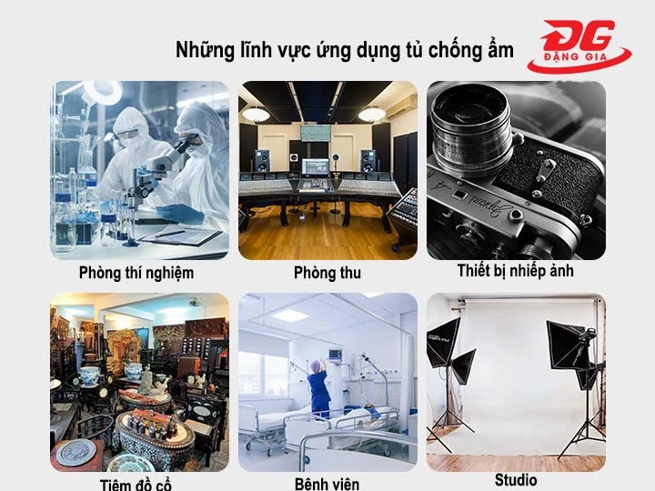 ứng dụng tủ chống ẩm chính hãng 1000L