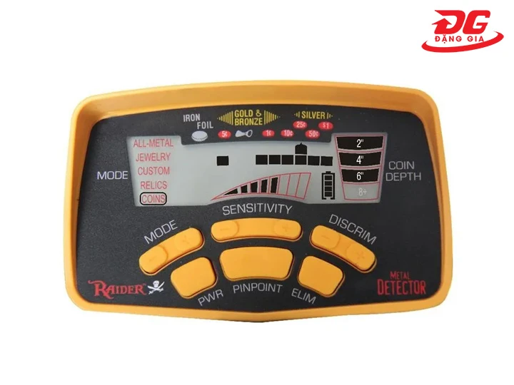 cấu tạo máy dò kim loại