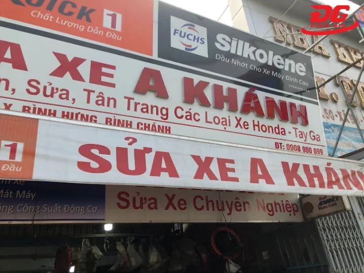 Tiệm rửa xe Bình Chánh A Khánh