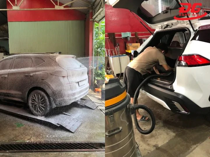 Tiệm rửa xe Bình Chánh Minh Châu