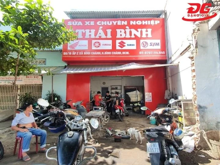 Tiệm rửa xe Bình Chánh Thái Bình