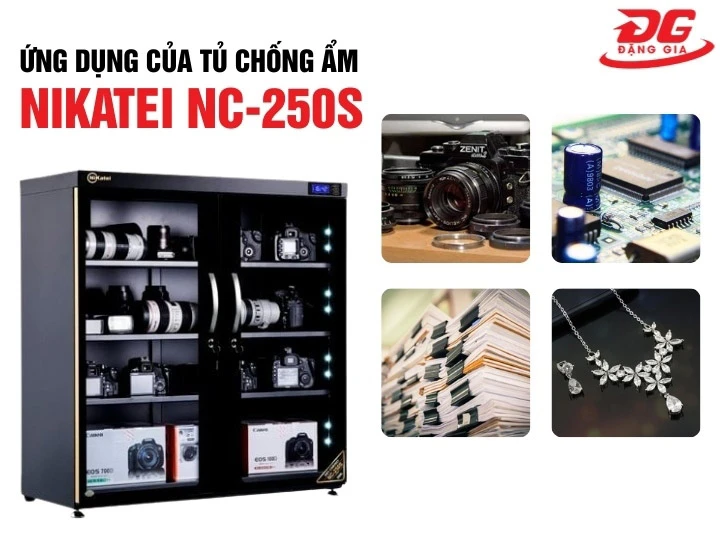 Ứng dụng của tủ chống ẩm Nikatei NC-250S