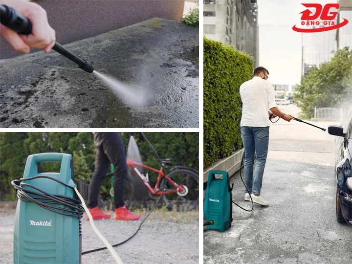 Ứng dụng máy rửa xe Makita HW101 