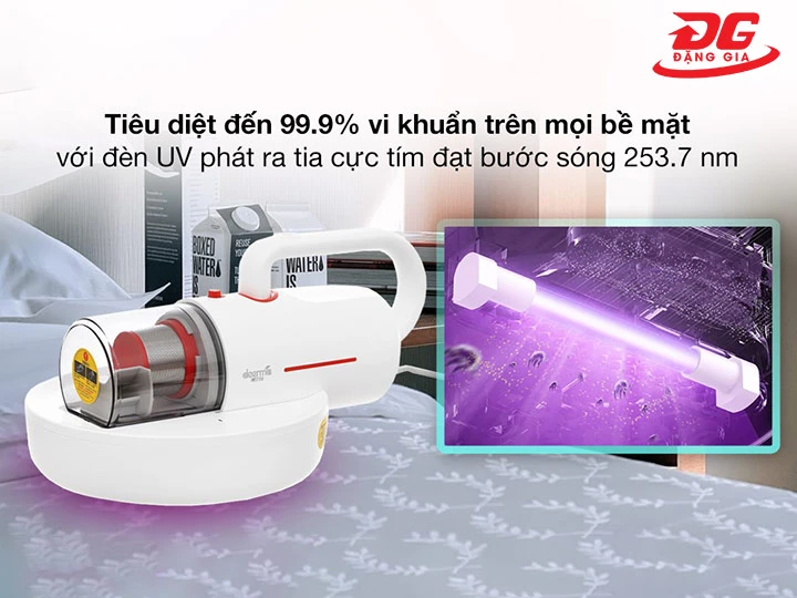 máy hút bụi giường nệm có đèn UV