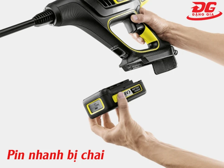 Máy rửa xe pin Nhật bãi thời gian sử dụng ngắn