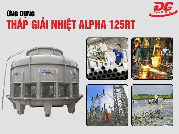 Ứng dụng của tháp giải nhiệt nước Alpha 125RT