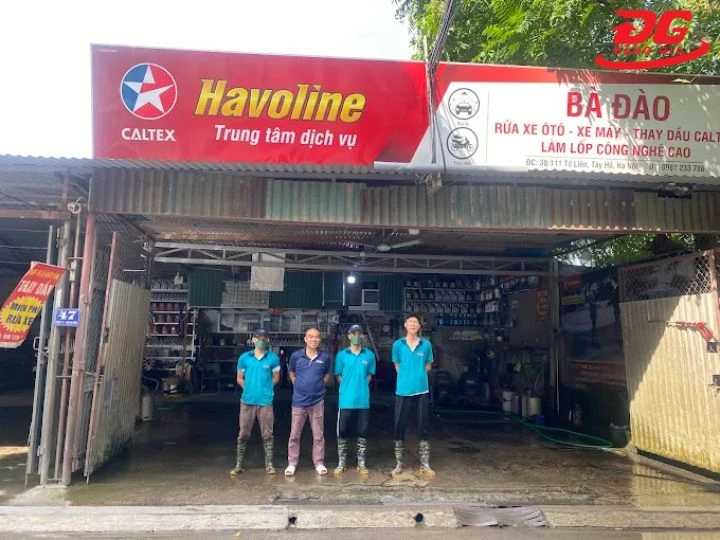 Tiệm rửa xe Tây Hồ Bà Đào