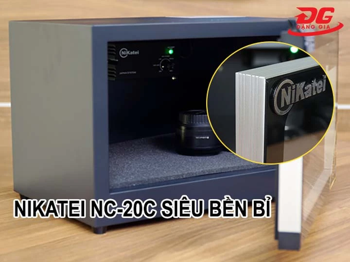 tủ chống ẩm Nikatei NC-20C kín khít