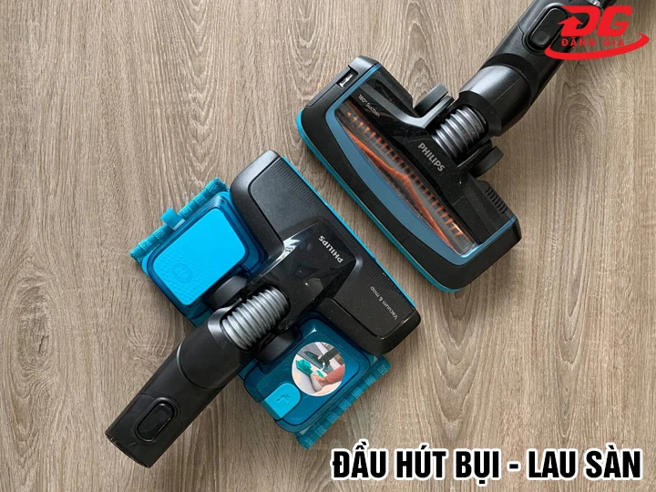 Bàn hút - lau của máy hút bụi và lau nhà