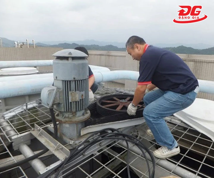 bảo dưỡng hộp số tháp giải nhiệt