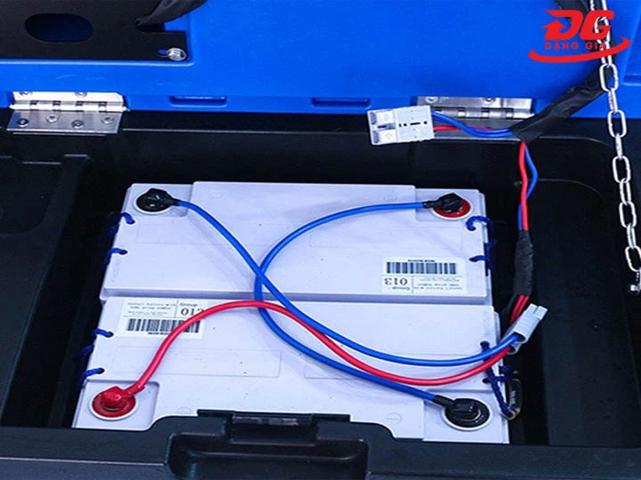 máy chà sàn pin giới hạn dung lượng pin