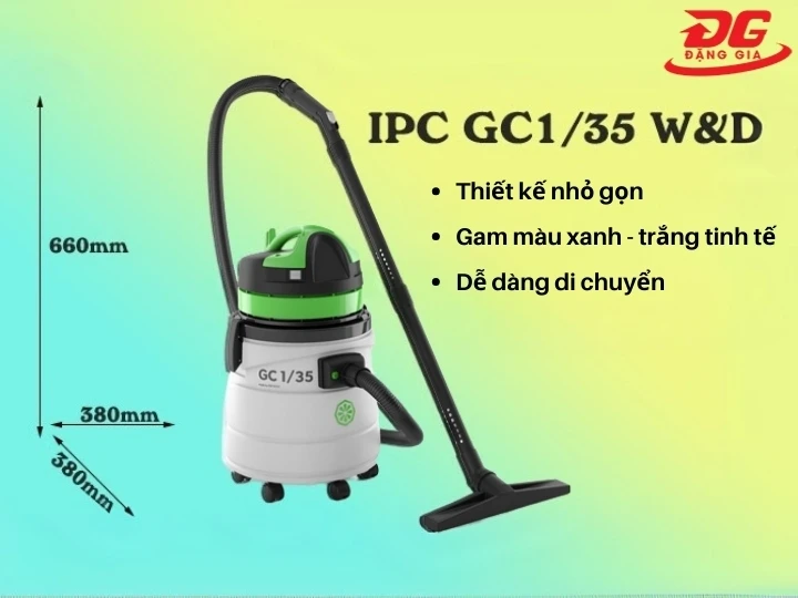 máy hút bụi khô ướt IPC GC1/35 W&D