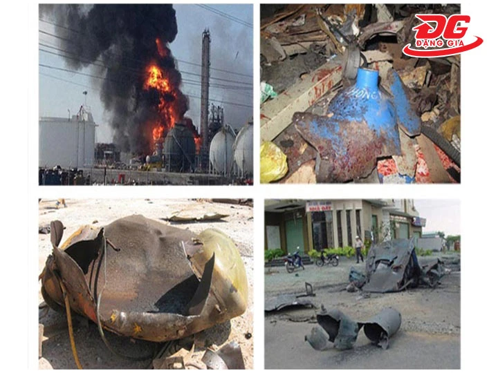 cháy nổ máy nén khí