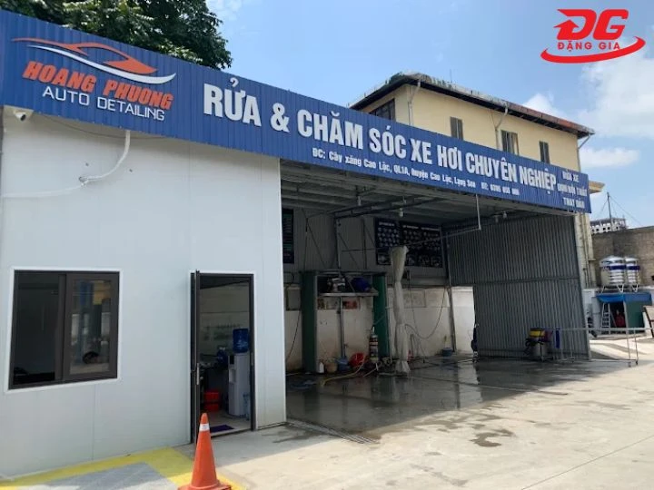 Tiệm rửa xe Lạng Sơn Hoàng Phương
