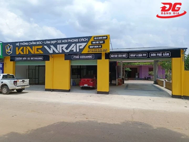 Tiệm rửa xe Lạng Sơn KingWrap