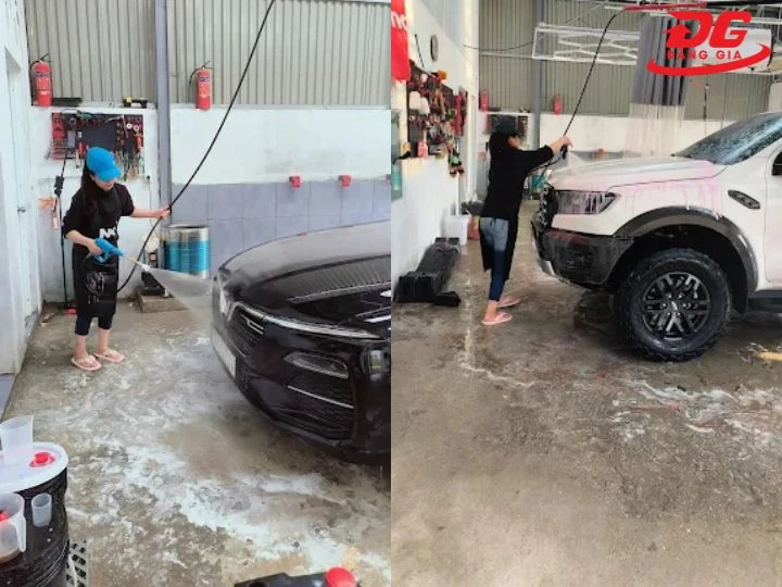 Tiệm rửa xe Lạng Sơn Tô Kiêu