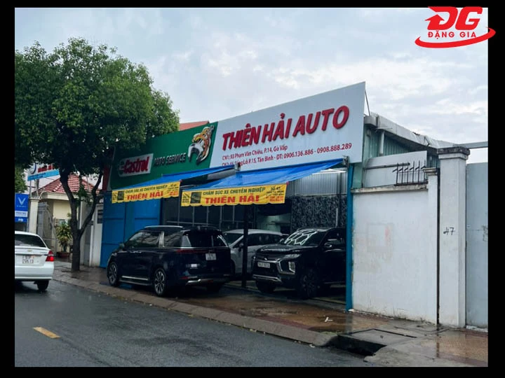 Rửa xe Thiên Hải