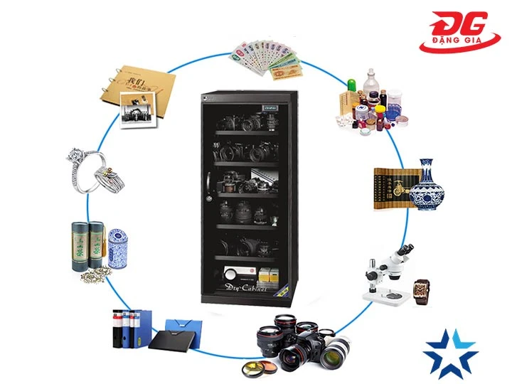 Ứng dụng thực tế của tủ chống ẩm 160L