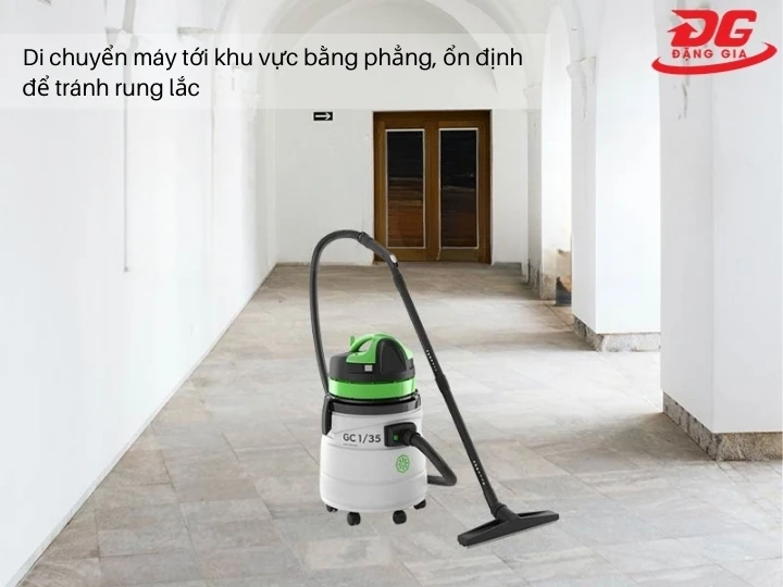 cách vận hành máy hút bụi khô ướt IPC GC1/35 W&D