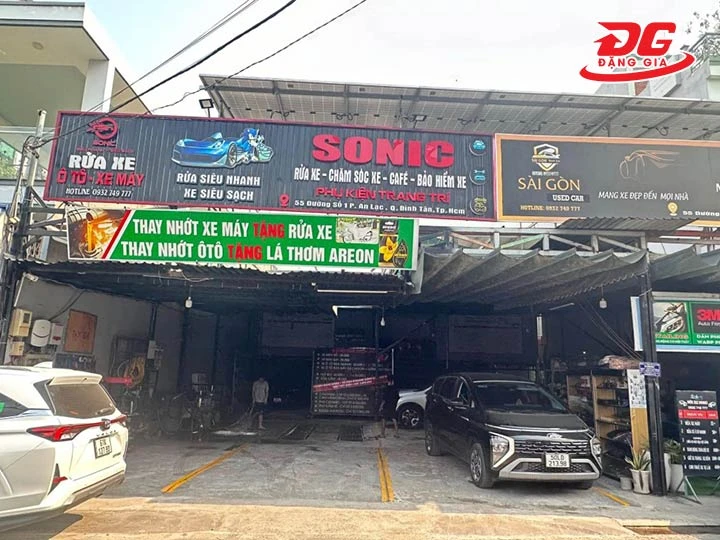 Rửa xe SONIC