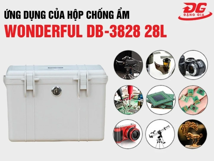 Ứng dụng hộp chống ẩm Wonderful DB-3828 28L