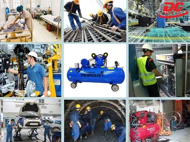 ứng dụng máy nén khí Pegasus TM-V-0.25/12.5-180L