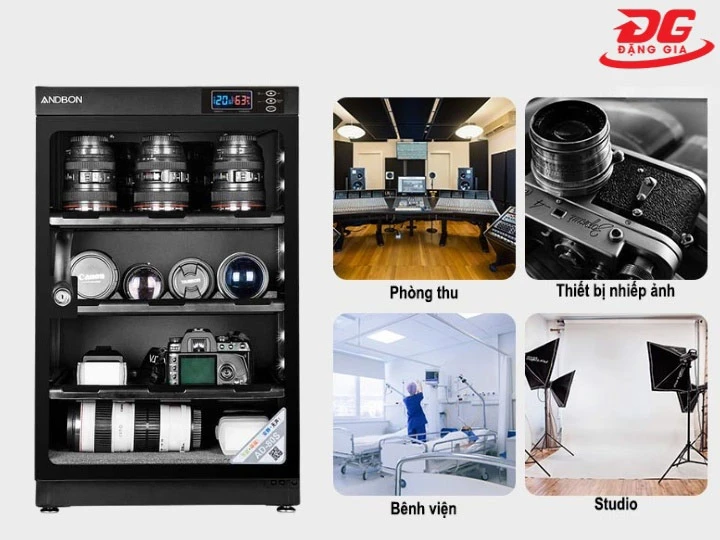 ứng dụng của tủ chống ẩm Andbon AD-80S 80 lít