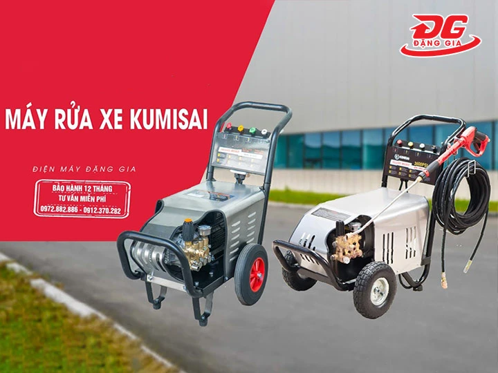 kho máy rửa xe kumisai tại đặng gia