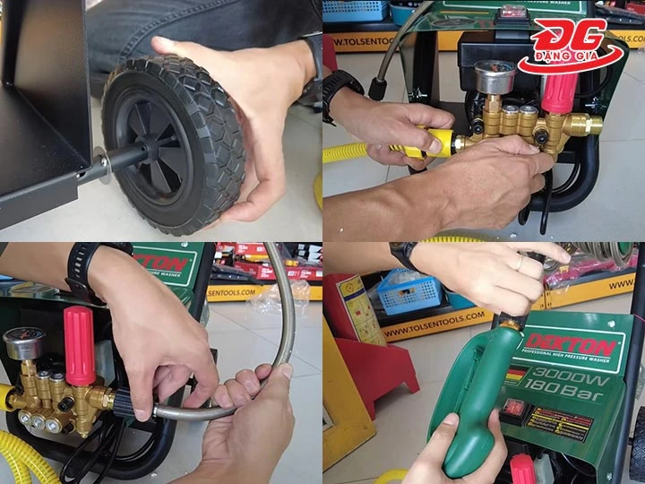 Cách sử dụng máy xịt rửa xe Dekton DK-CWR3000A