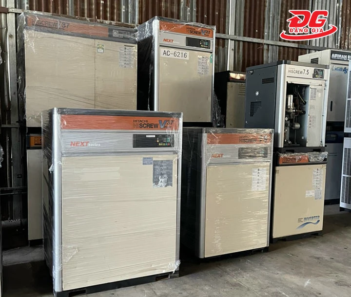 kho máy nén khí trục vít