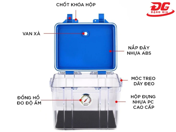 cấu tạo của hộp chống ẩm EIRMAI R10