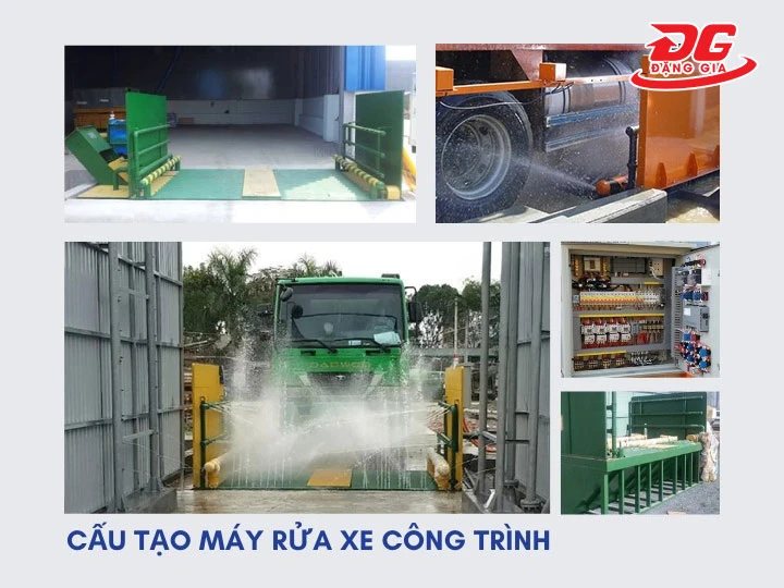 cấu tạo của máy rửa xe công trình