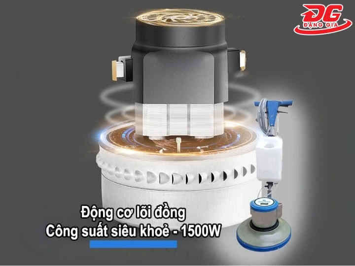 động cơ của máy chà sàn Palada HC 522