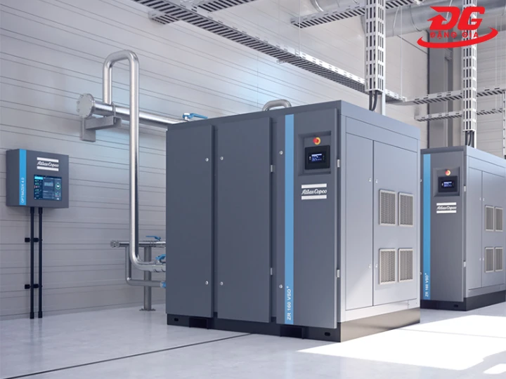 máy nén khí trục vít 2 cấp Atlas Copco