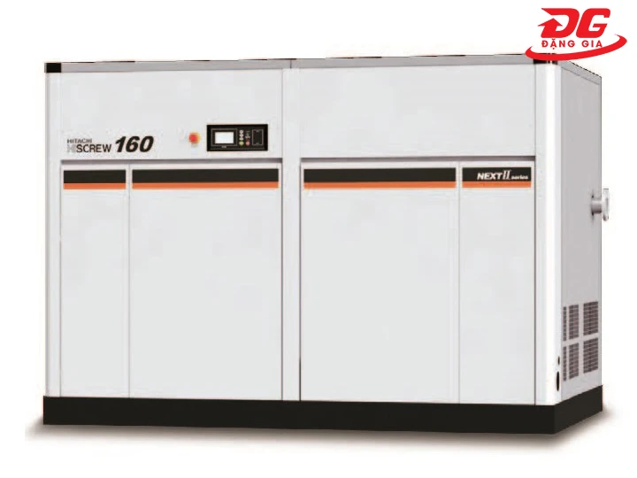 máy nén khí trục vít 2 cấp Hitachi