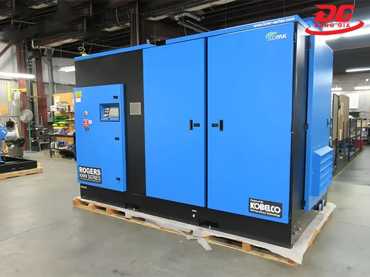 máy nén khí trục vít 2 cấp Kobelco