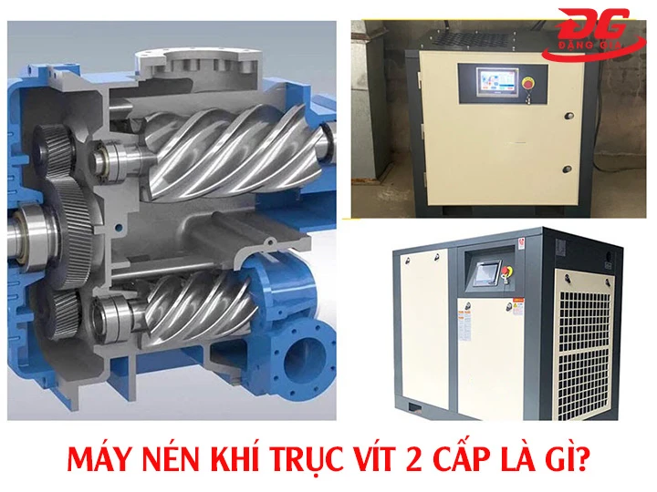 Máy nén khí trục vít 2 cấp