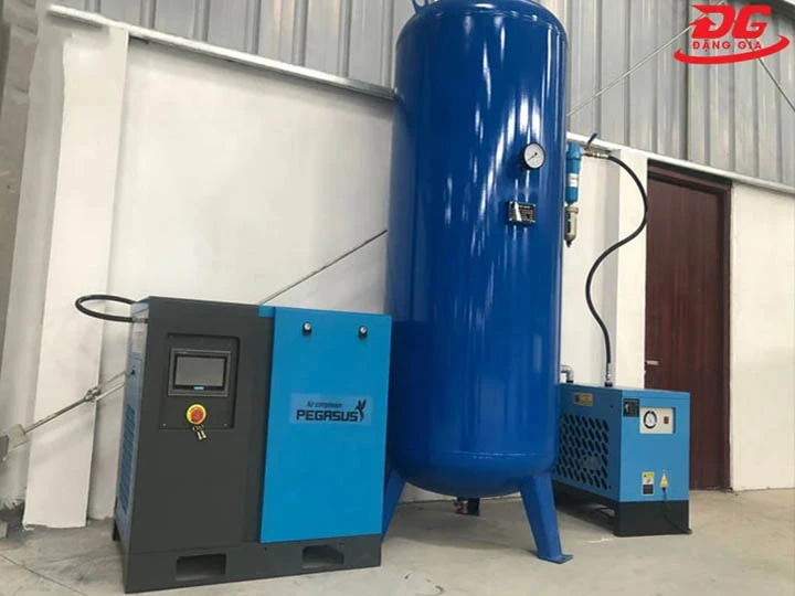 máy nén khí trục vít 2 cấp công nghệ cao