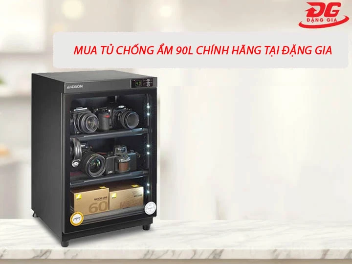 mua tủ chống ẩm 90L chính hãng