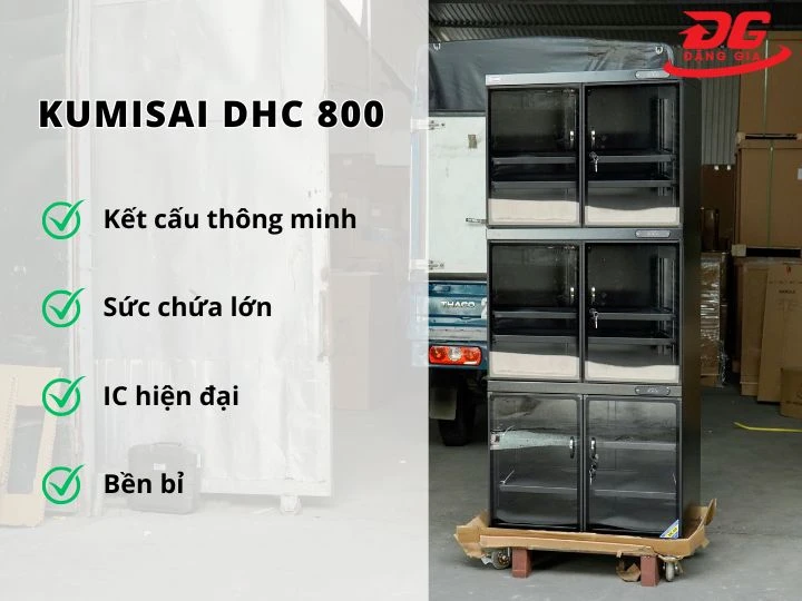 Ưu điểm tủ chống ẩm Kumisai DHC 800 (800 lít)